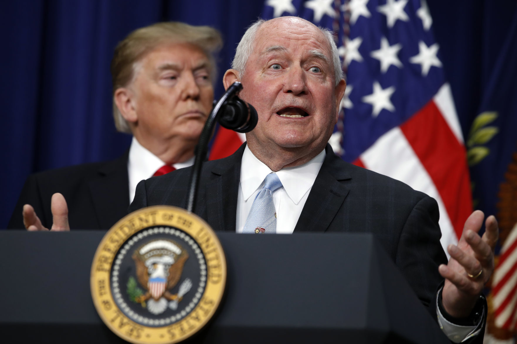 Trump and Sonny Perdue
